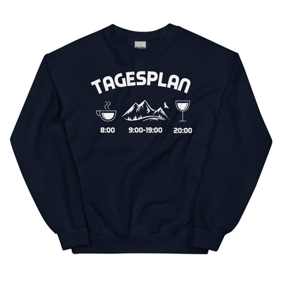 Tagesplan - - Sweatshirt (Unisex) berge xxx yyy zzz Navy