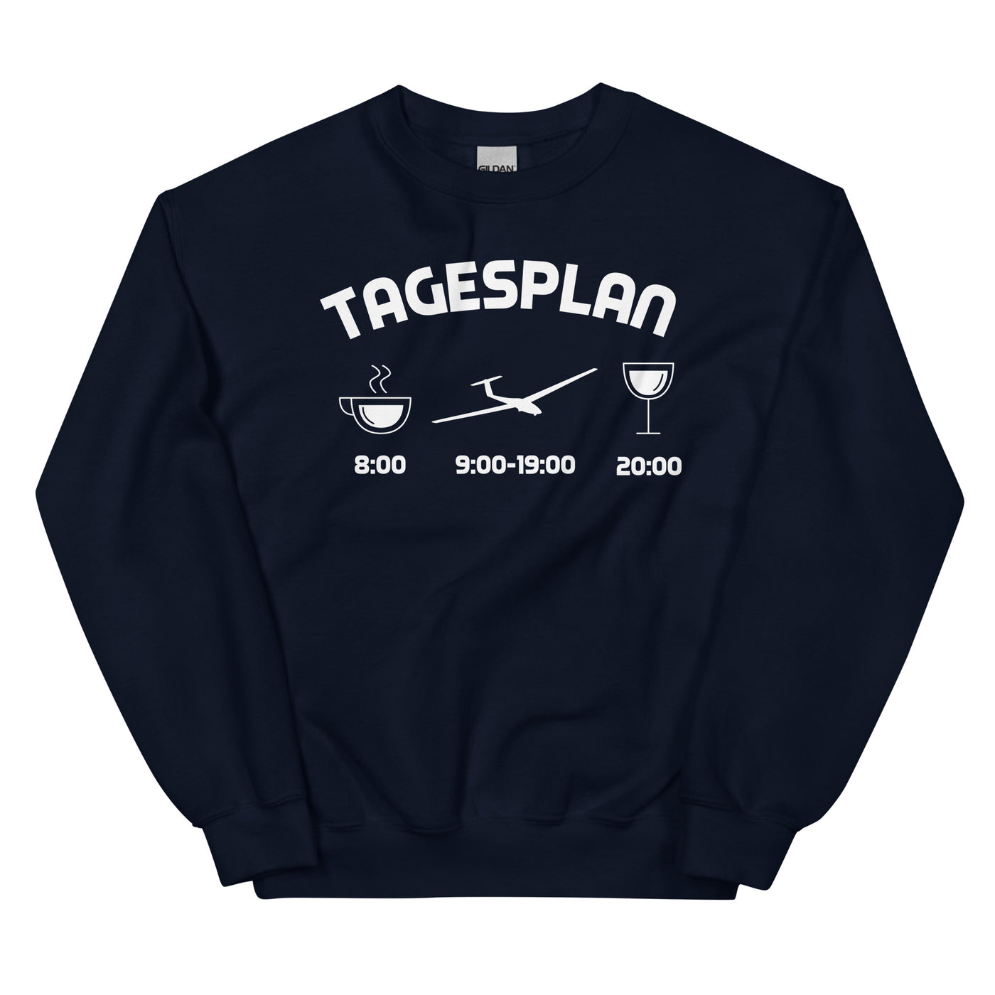 Tagesplan - - Sweatshirt (Unisex) berge xxx yyy zzz Navy