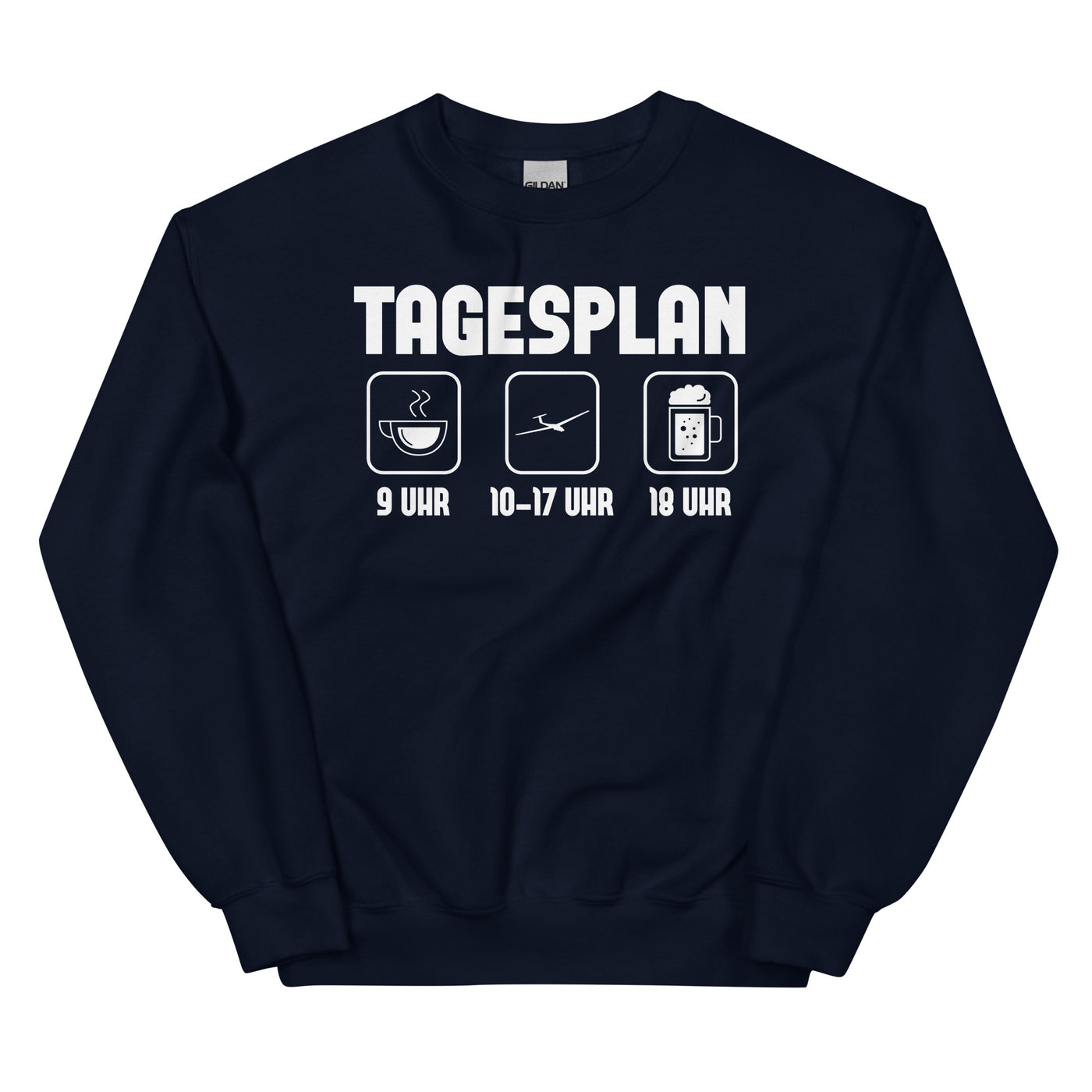 Tagesplan - Sweatshirt (Unisex) berge xxx yyy zzz Navy