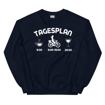 Tagesplan - Sweatshirt (Unisex) fahrrad xxx yyy zzz Navy