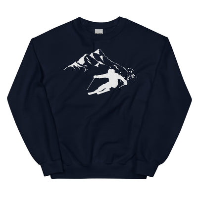 Tiefschnee Skier - Sweatshirt (Unisex) klettern ski xxx yyy zzz Navy