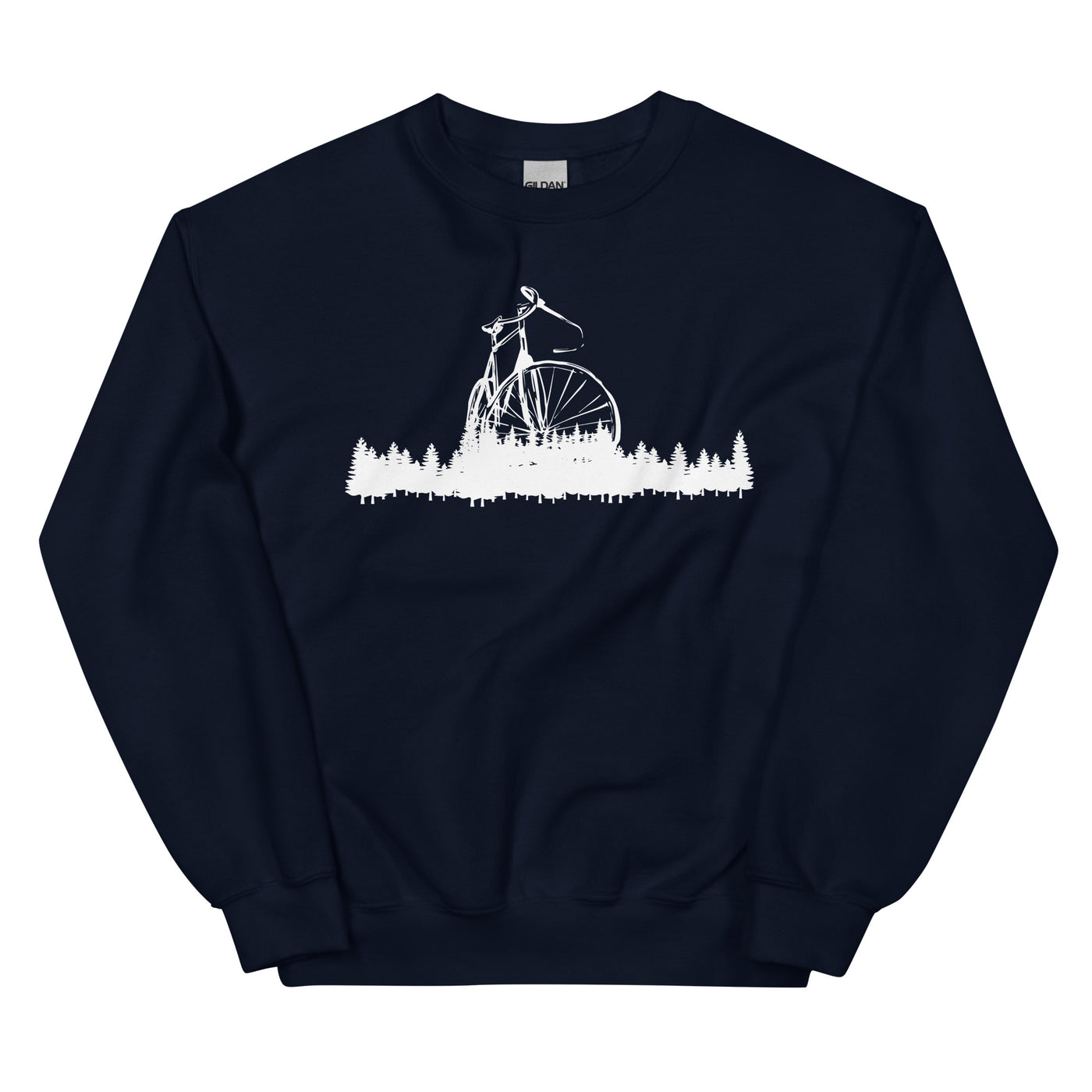 Bäume - Radfahren - Sweatshirt (Unisex) fahrrad xxx yyy zzz Navy