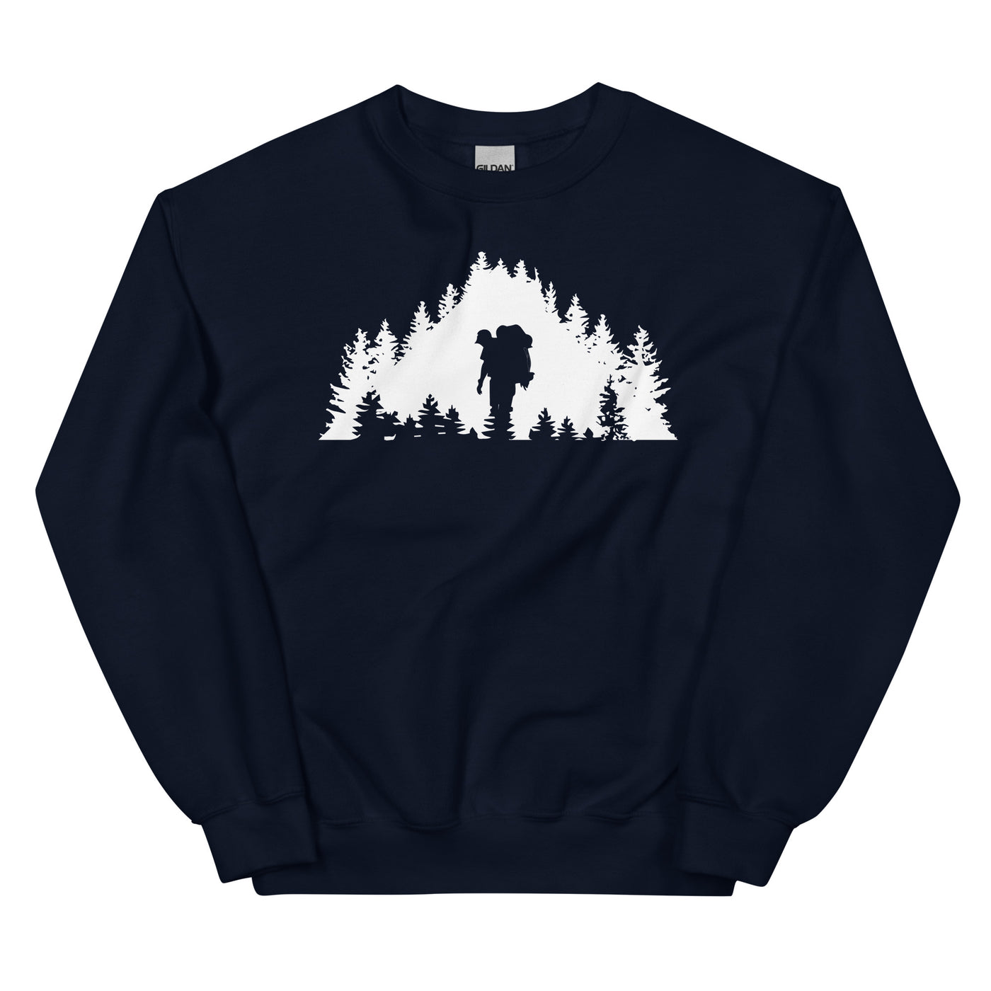 Bäume - Wandern - Sweatshirt (Unisex) wandern xxx yyy zzz Navy