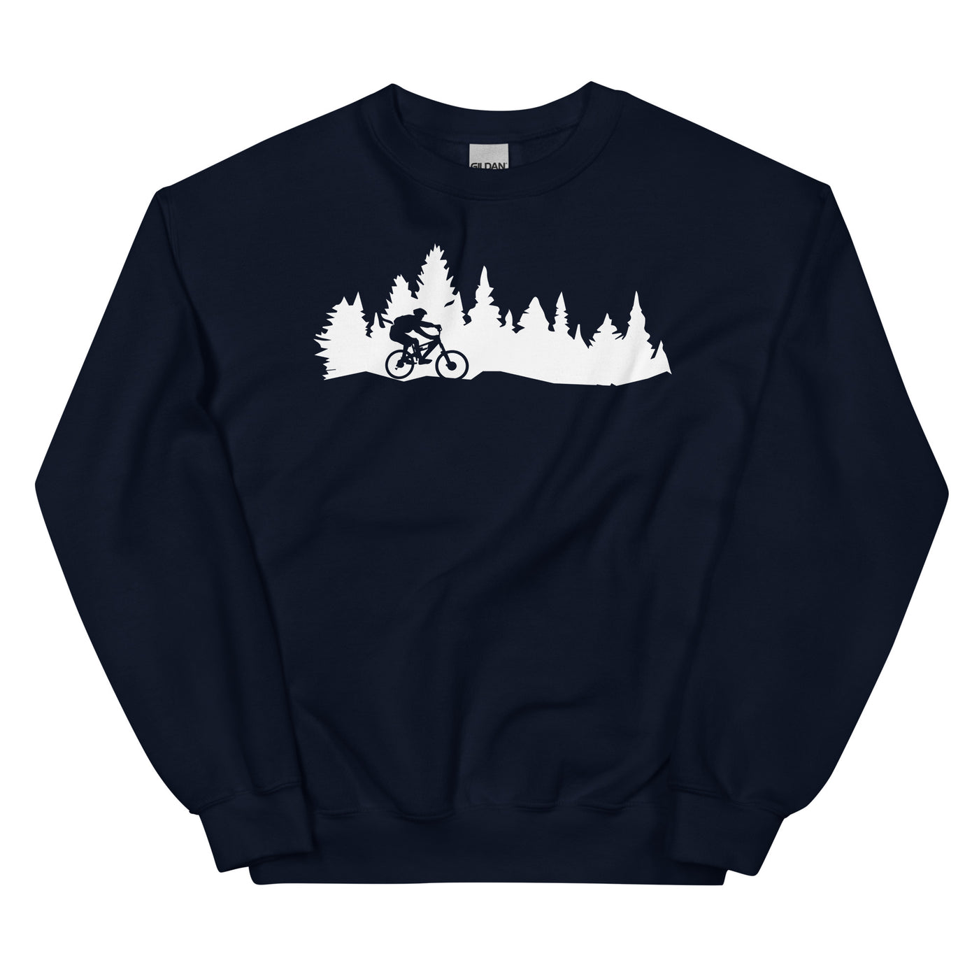 Bäume - Mountainbiking - (M) - Sweatshirt (Unisex) xxx yyy zzz Navy