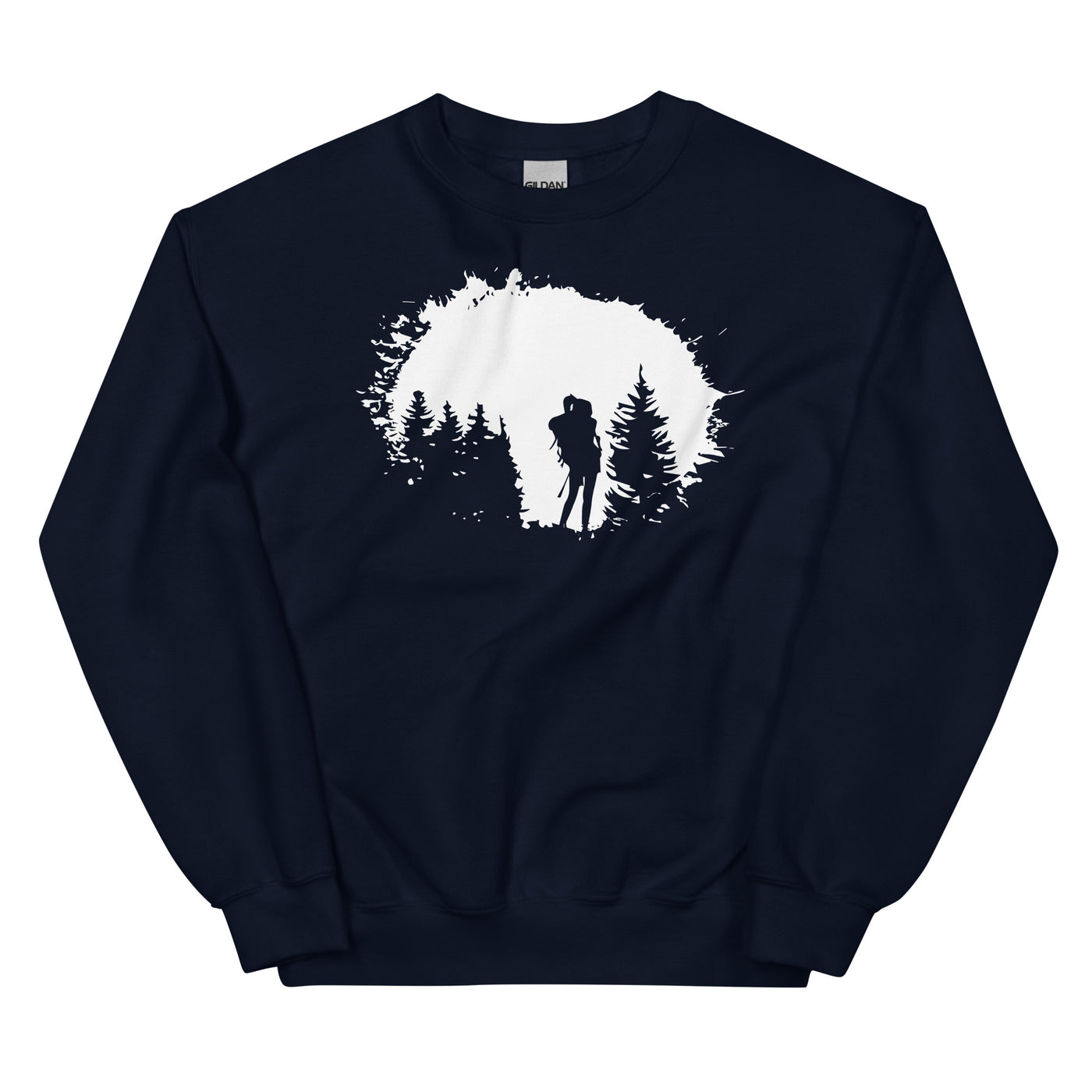 Bäume - Wandern - Sweatshirt (Unisex) wandern xxx yyy zzz Navy