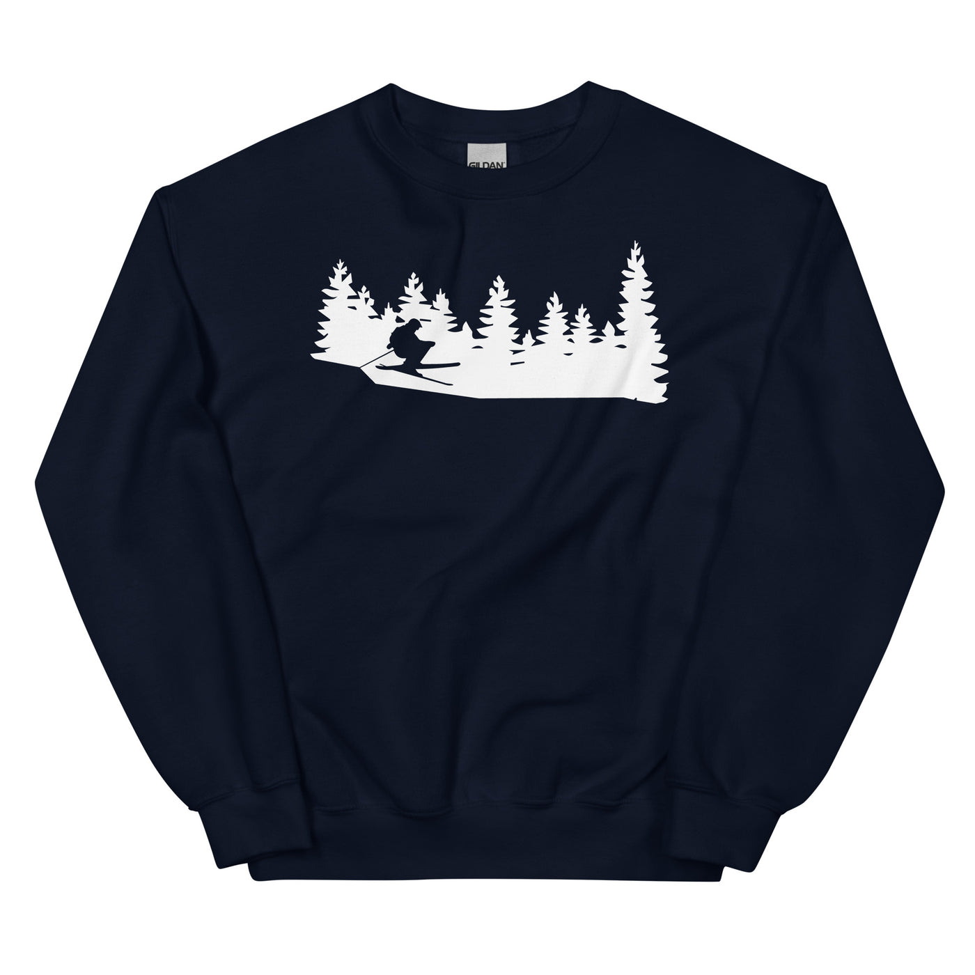 Bäume - Skifahren - Sweatshirt (Unisex) klettern ski xxx yyy zzz Navy