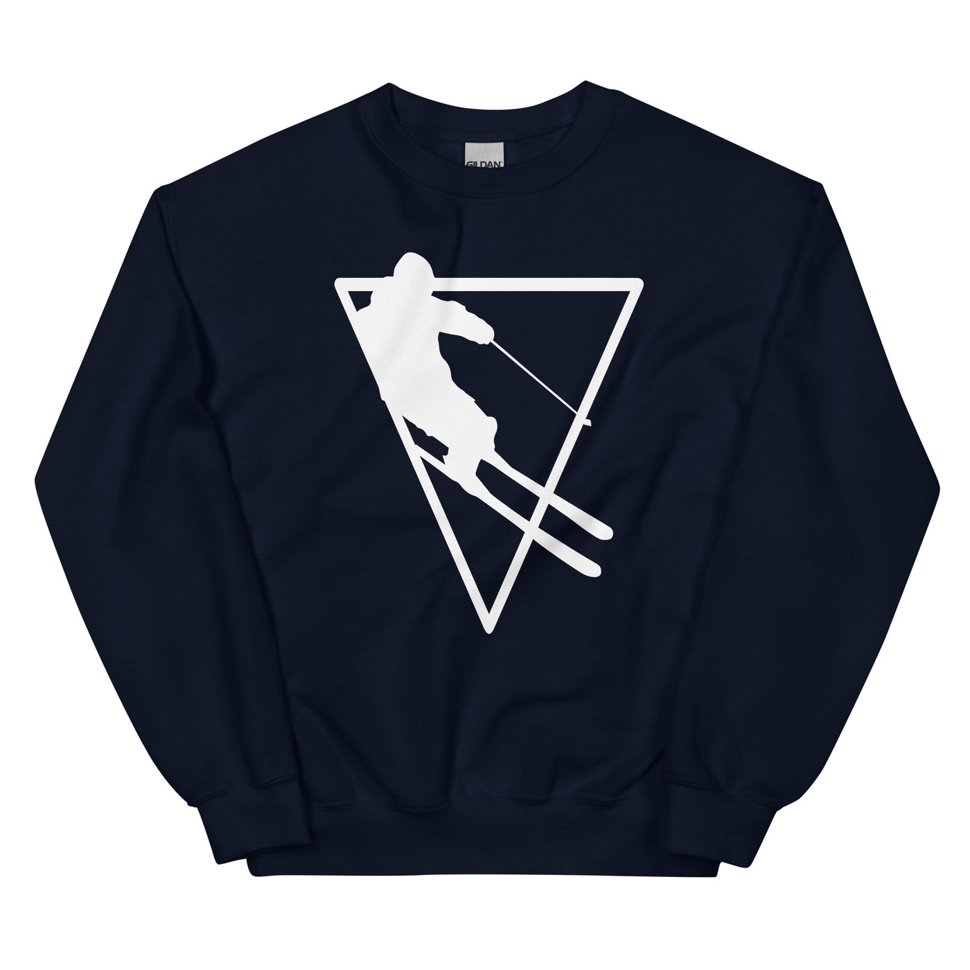 Dreieck - Skifahren - Sweatshirt (Unisex) klettern ski xxx yyy zzz Navy