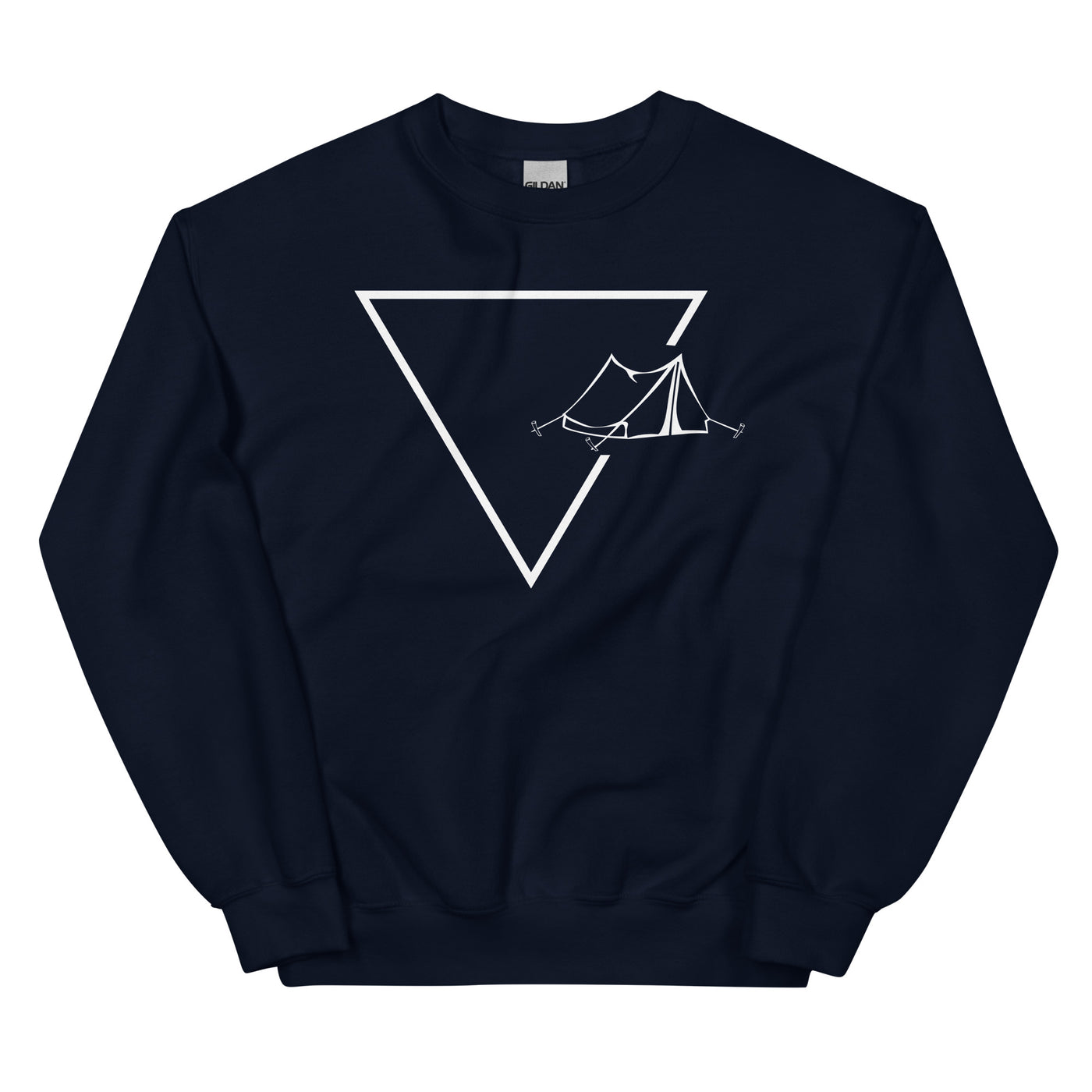 Dreieck 1 und Camping - Sweatshirt (Unisex) camping xxx yyy zzz Navy