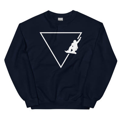 Dreieck 1 und Snowboarding - Sweatshirt (Unisex) snowboarden xxx yyy zzz Navy