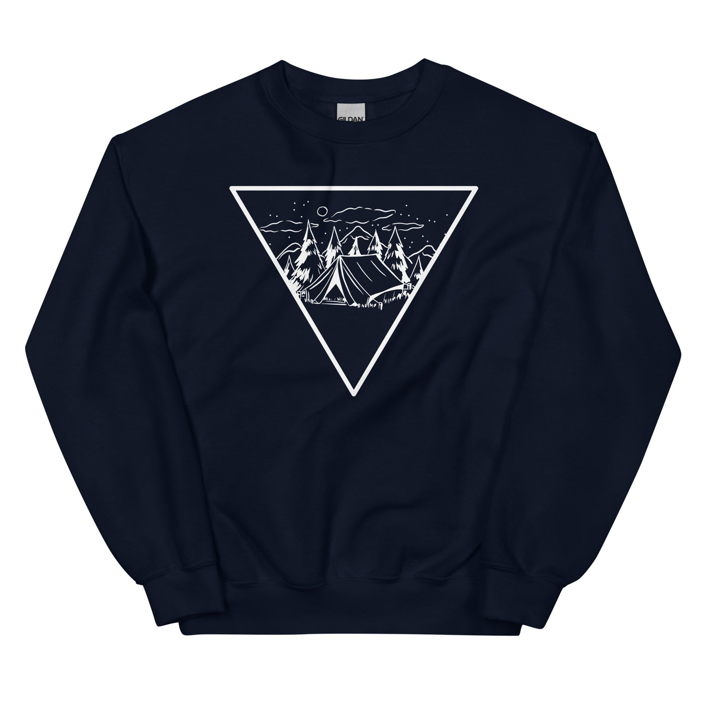 Dreieck und Camping - Sweatshirt (Unisex) camping xxx yyy zzz Navy