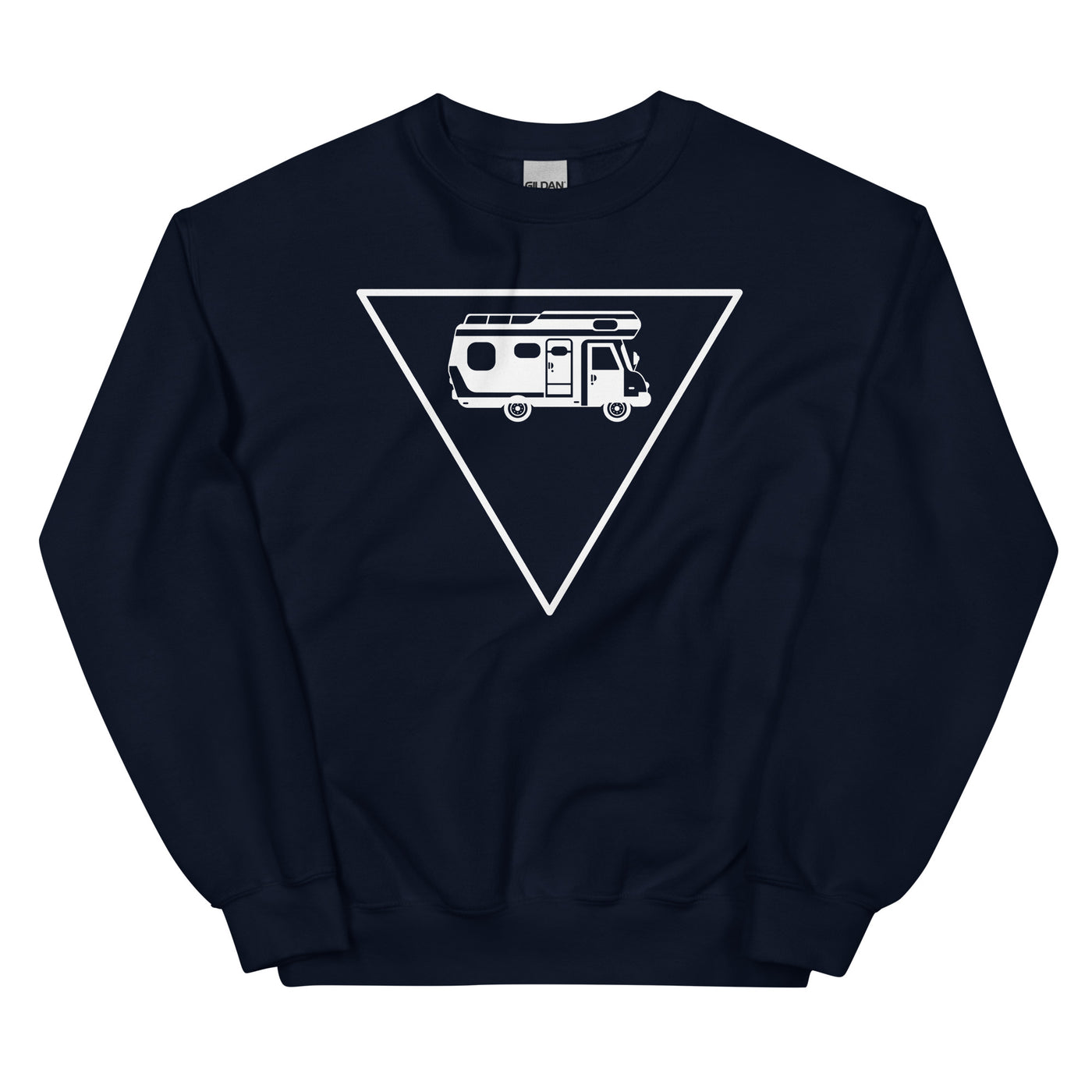 Dreieck und Camping - Sweatshirt (Unisex) camping xxx yyy zzz Navy