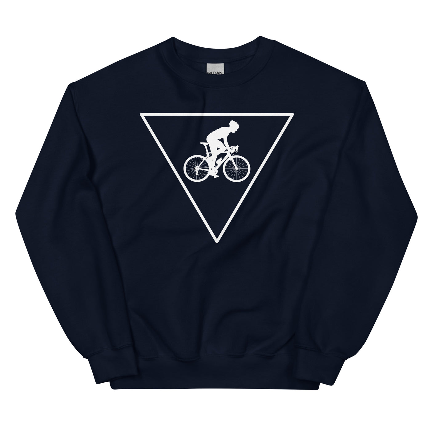 Dreieck und Radfahren - Sweatshirt (Unisex) fahrrad xxx yyy zzz Navy