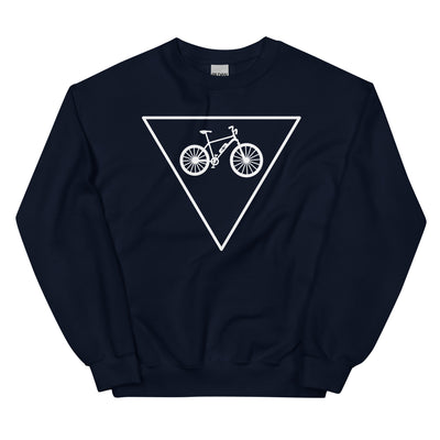 Dreieck_und_Ebike_-_(E) - Unisex Crew Neck Sweatshirt | Gildan 18000 xxx yyy zzz Navy