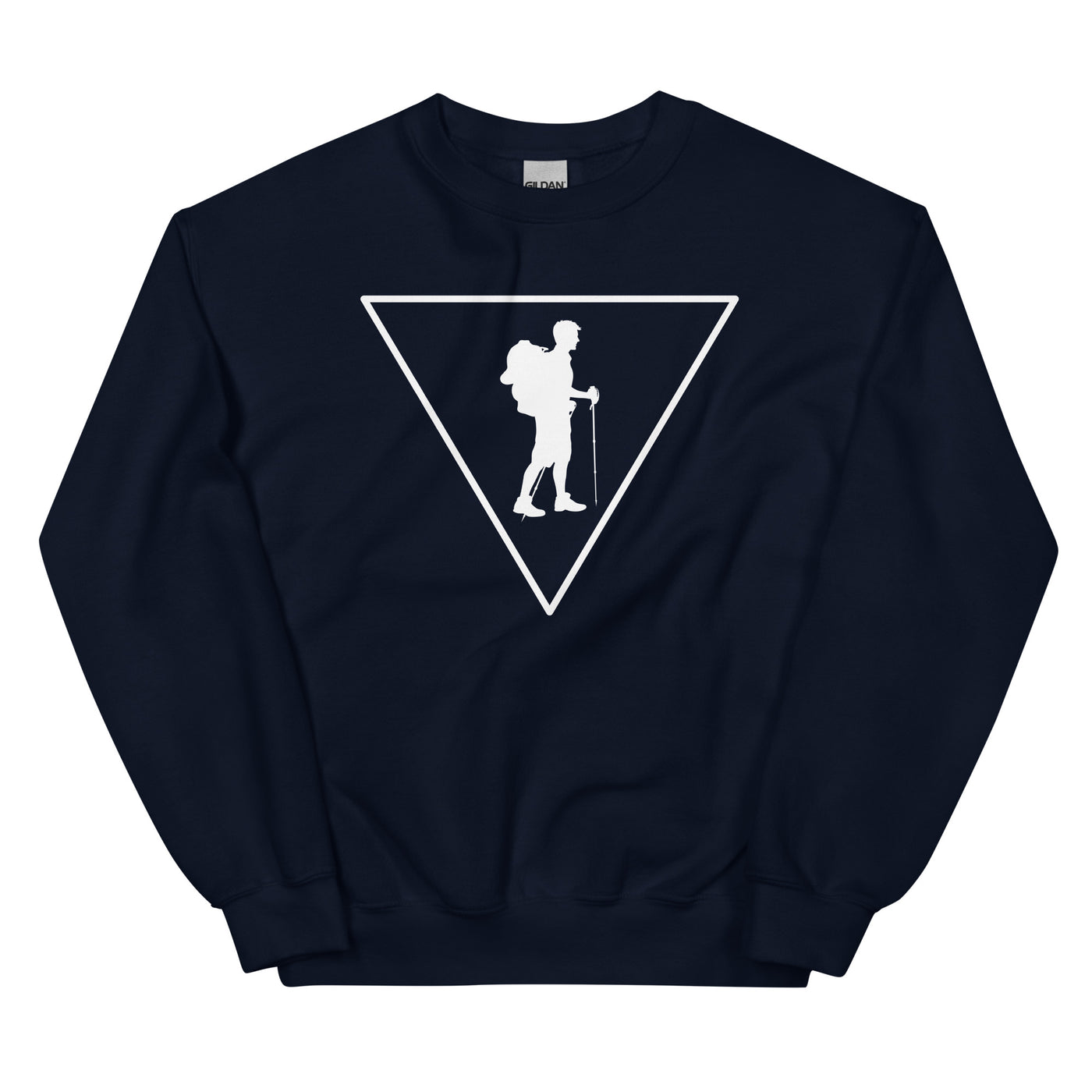 Dreieck und Wandern - Sweatshirt (Unisex) wandern xxx yyy zzz Navy