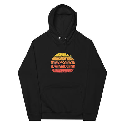 Vintage Sun and Cycling - Unisex Premium Organic Hoodie fahrrad Schwarz