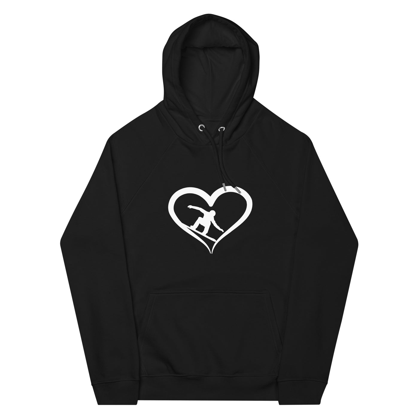 Snowboarder und Herz - Unisex Premium Organic Hoodie snowboarden xxx yyy zzz Black