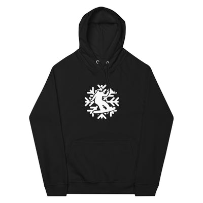 Snowflake - Snowboarding - Unisex Premium Organic Hoodie snowboarden xxx yyy zzz Black