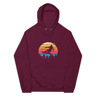 Snowboard Vintage - Unisex Premium Organic Hoodie snowboarden xxx yyy zzz Burgundy