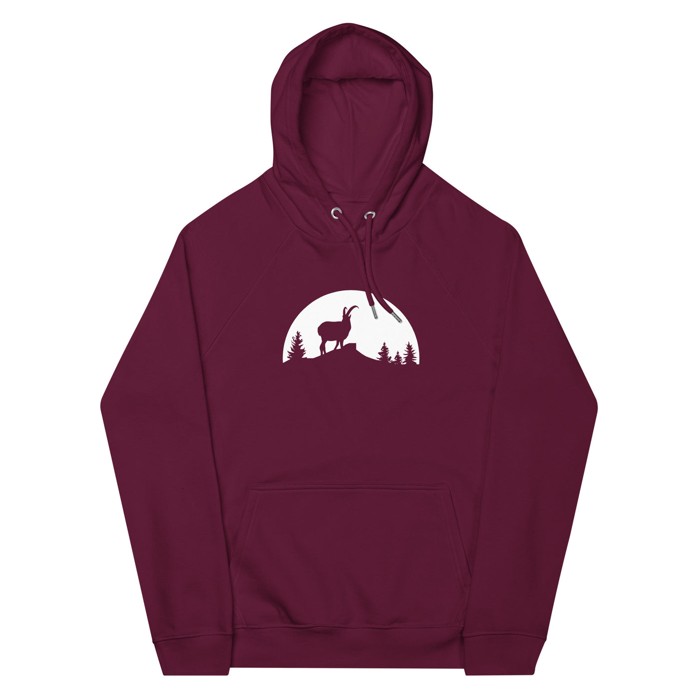 Sonne_-_Goat_-_(B) - Unisex Eco Raglan Hoodie | SOL'S 03568 xxx yyy zzz Burgundy