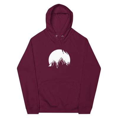 Sonne_-_Berge_-_(B) - Unisex Eco Raglan Hoodie | SOL'S 03568 xxx yyy zzz Burgundy