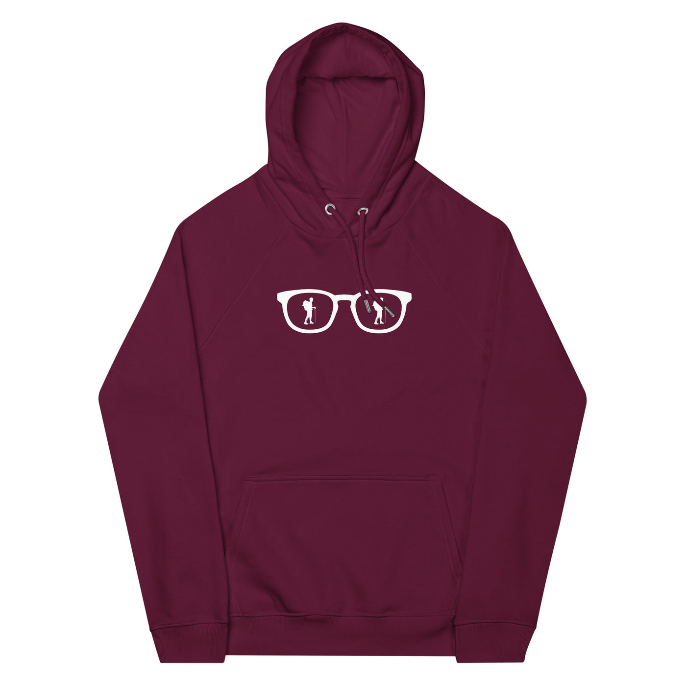 Sonnenbrille und Wandern - Unisex Premium Organic Hoodie wandern xxx yyy zzz Burgundy