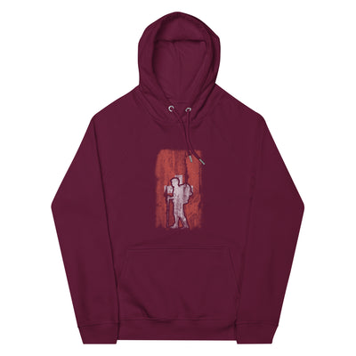 Schweizer Flagge und Wandern - Unisex Premium Organic Hoodie wandern xxx yyy zzz Burgundy