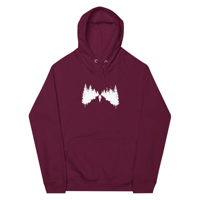 Bäume - Radfahren - Unisex Premium Organic Hoodie fahrrad xxx yyy zzz Burgundy