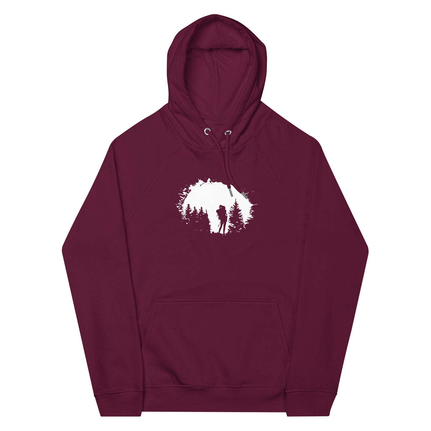 Bäume - Wandern - Unisex Premium Organic Hoodie wandern xxx yyy zzz Burgundy