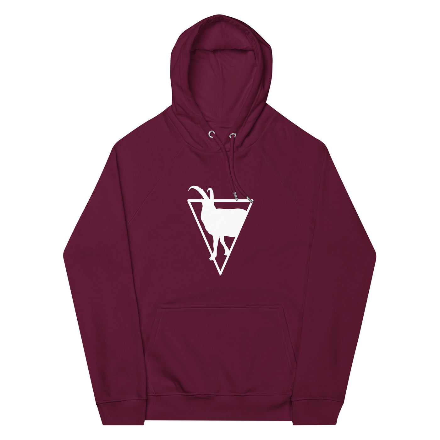 Triagnle - Goat - Unisex Premium Organic Hoodie berge xxx yyy zzz Burgundy