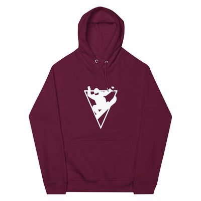 Dreieck - Snowboarding - Unisex Premium Organic Hoodie snowboarden xxx yyy zzz Burgundy