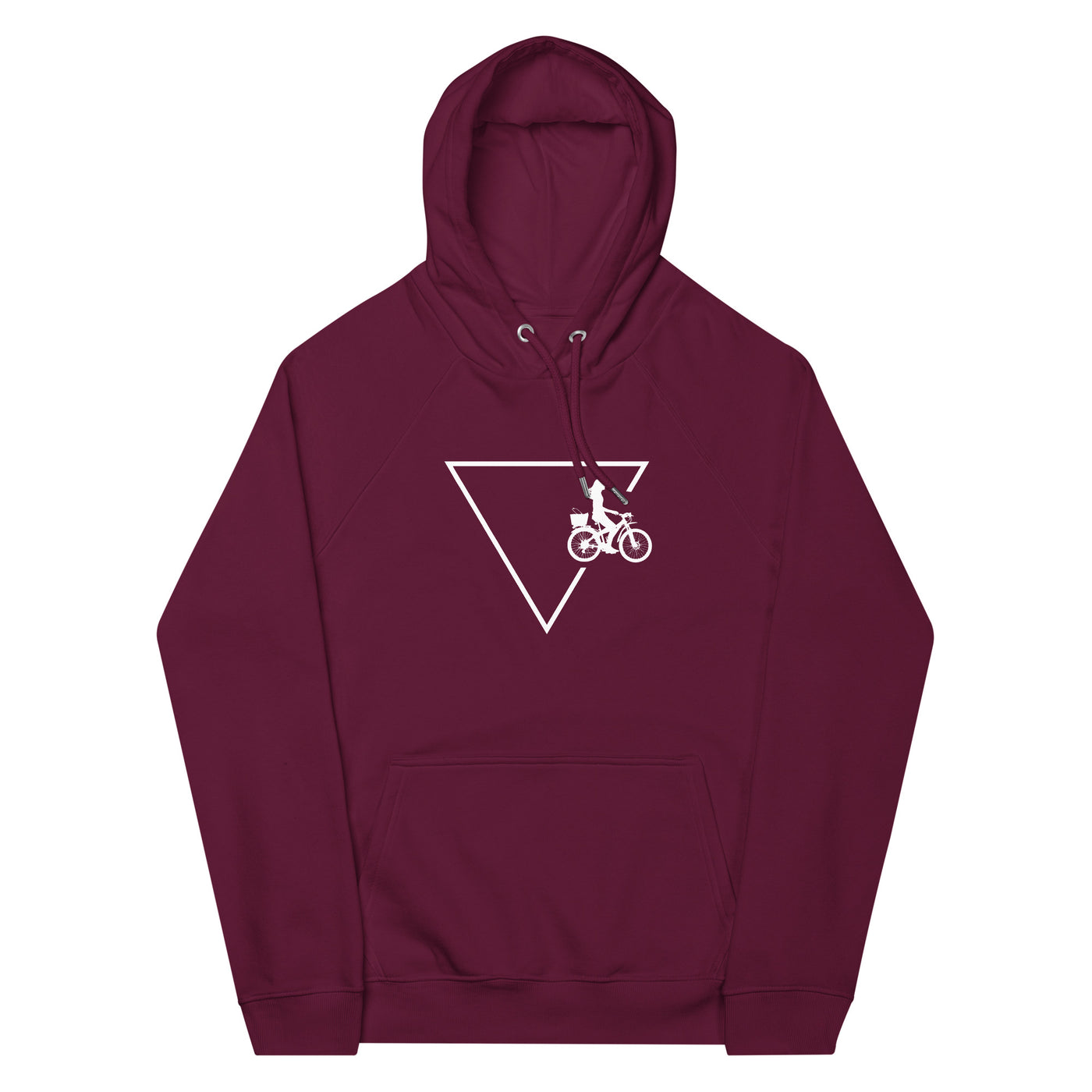 Dreieck 1 und Radfahren - Unisex Premium Organic Hoodie fahrrad xxx yyy zzz Burgundy