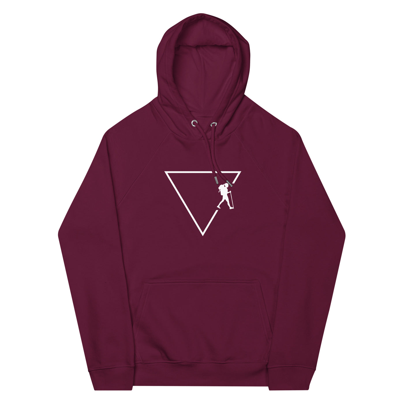 Dreieck 1 und Wandern - Unisex Premium Organic Hoodie wandern xxx yyy zzz Burgundy