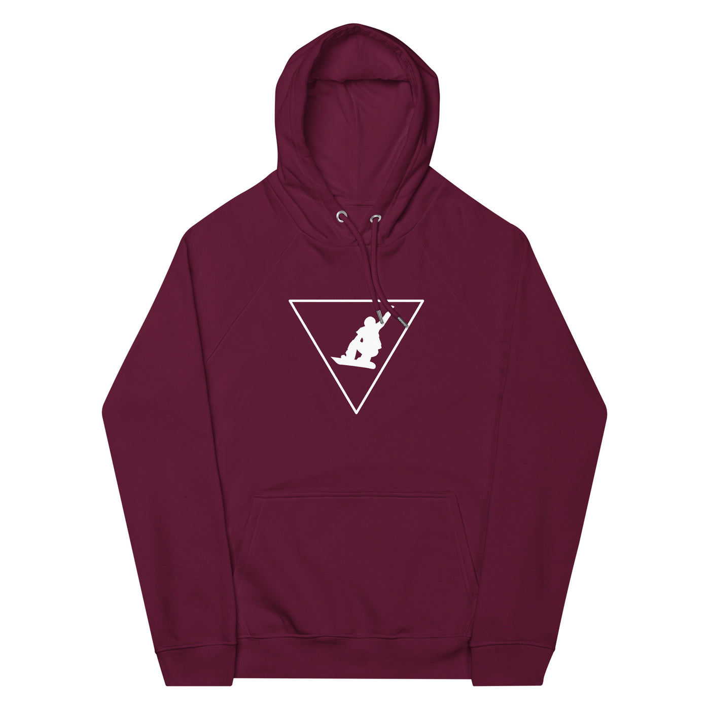 Dreieck und Snowboarding - Unisex Premium Organic Hoodie snowboarden xxx yyy zzz Burgundy