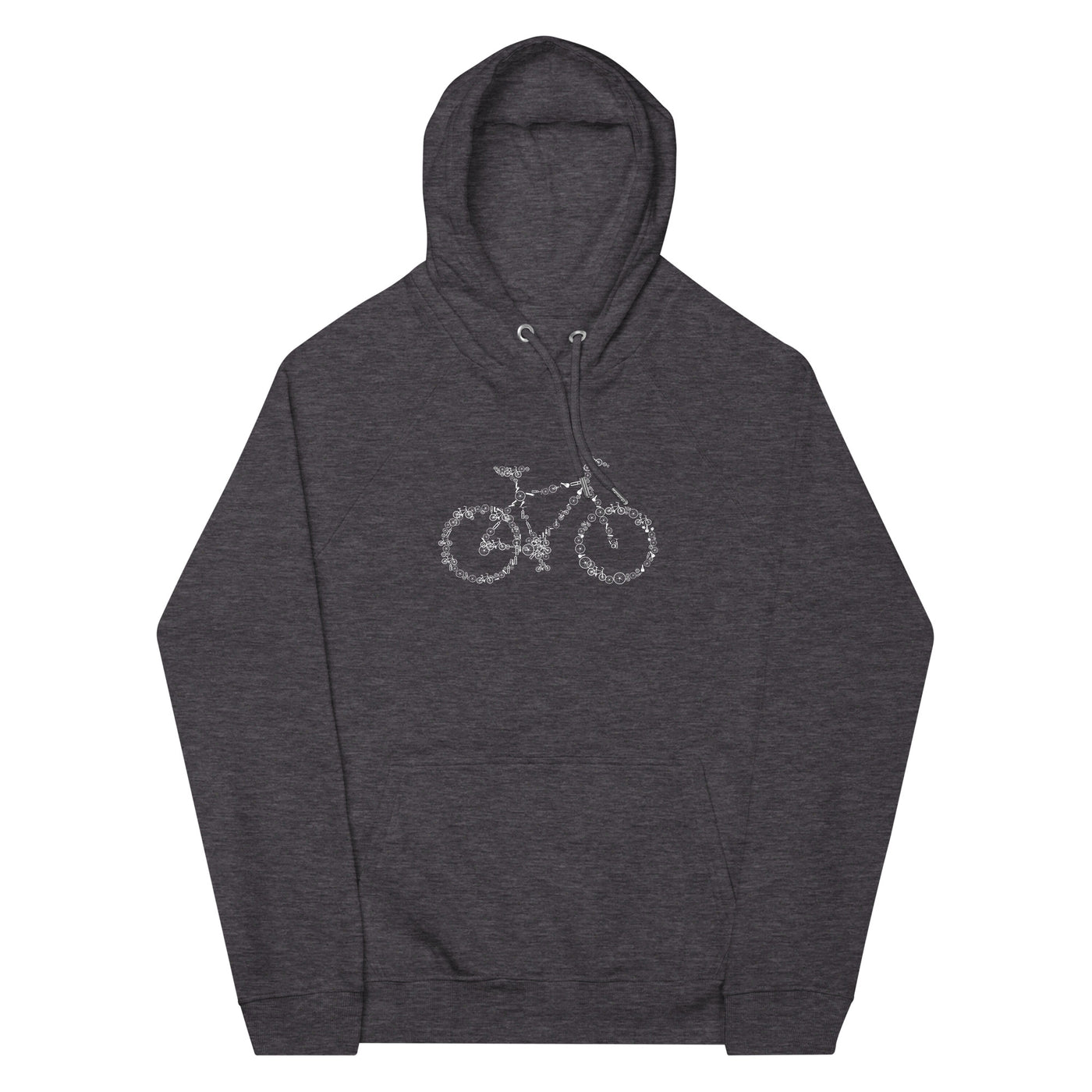 Fahrrad Kollektiv - Unisex Premium Organic Hoodie fahrrad mountainbike Charcoal Melange