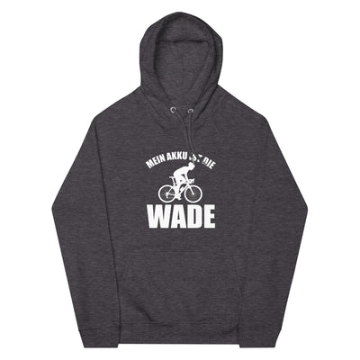 Mein Akku Ist Die Wade 2 - Unisex Premium Organic Hoodie fahrrad xxx yyy zzz Charcoal Melange