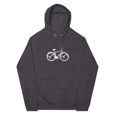 Berge - Radfahren - (17) - Unisex Premium Organic Hoodie fahrrad xxx yyy zzz Charcoal Melange
