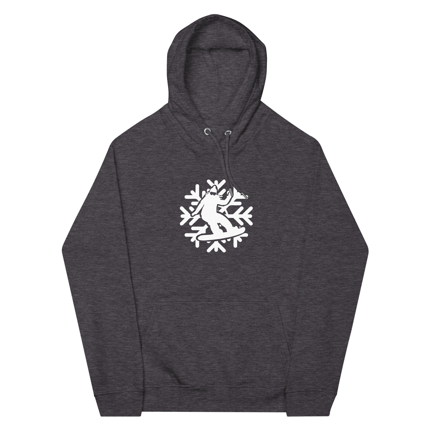 Snowflake - Snowboarding - Unisex Premium Organic Hoodie snowboarden xxx yyy zzz Charcoal Melange