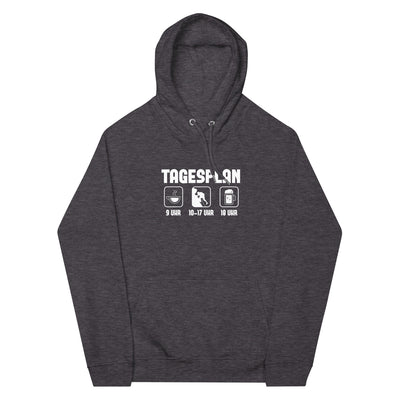 Tagesplan - (K) - Unisex Premium Organic Hoodie klettern xxx yyy zzz Charcoal Melange