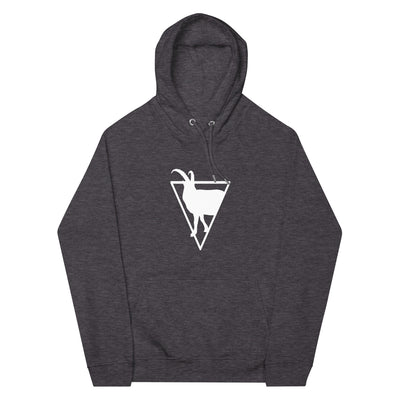 Triagnle - Goat - Unisex Premium Organic Hoodie berge xxx yyy zzz Charcoal Melange