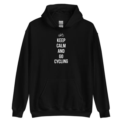 Keep calm and go cycling - Unisex Hoodie fahrrad xxx yyy zzz Black