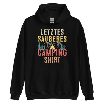 Letztes Sauberes Camping Shirt - Unisex Hoodie camping xxx yyy zzz Black