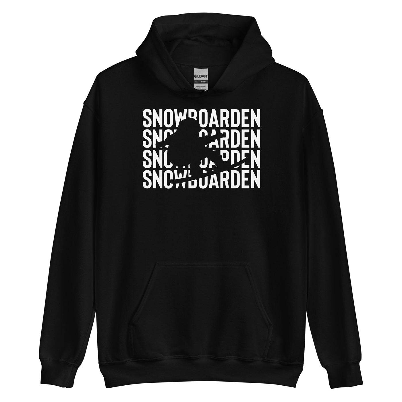 Snowboarden - Unisex Hoodie snowboarden xxx yyy zzz Black