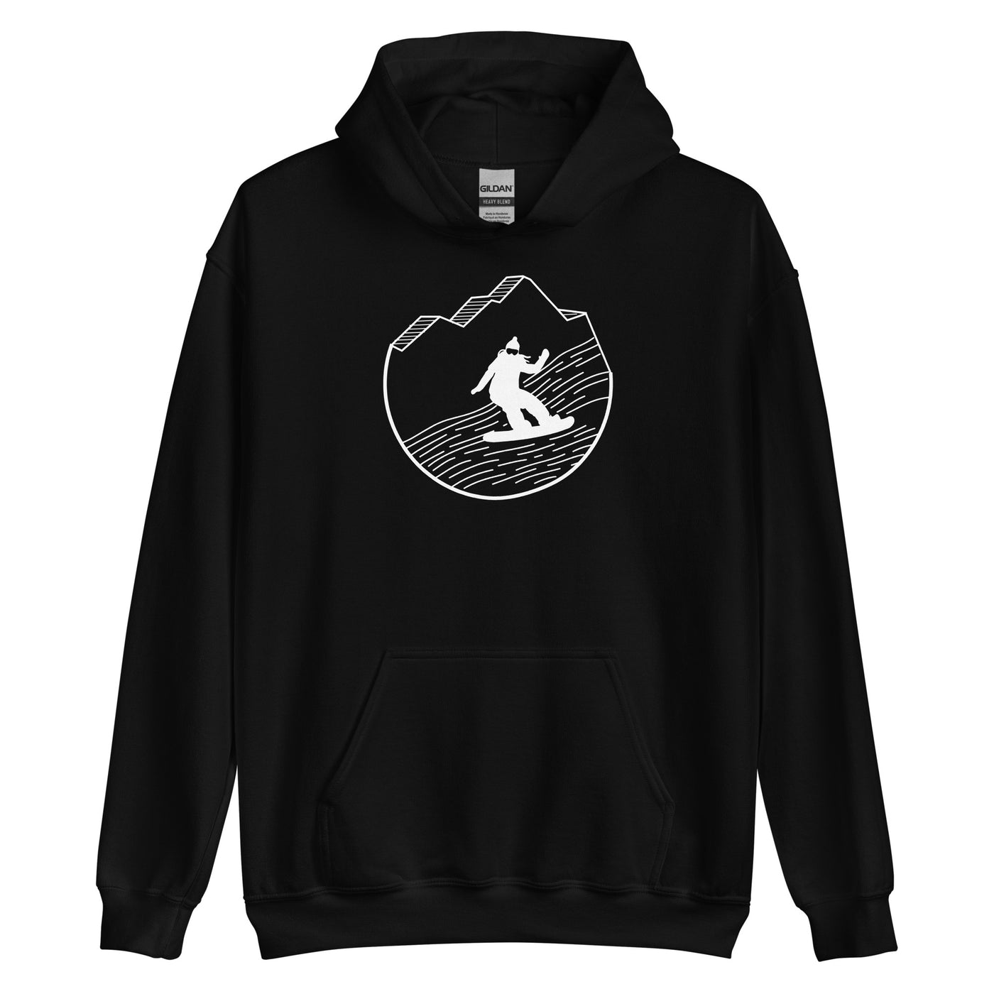 Snowboarding - (15) - Unisex Hoodie snowboarden xxx yyy zzz Black