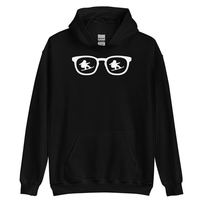 Sonnenbrille und Snowboarding - Unisex Hoodie snowboarden xxx yyy zzz Black