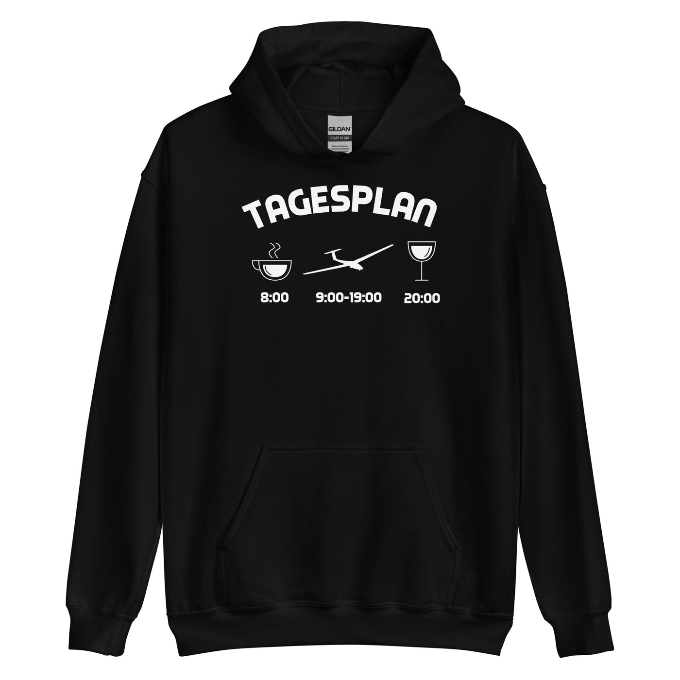 Tagesplan - - Unisex Hoodie berge xxx yyy zzz Black