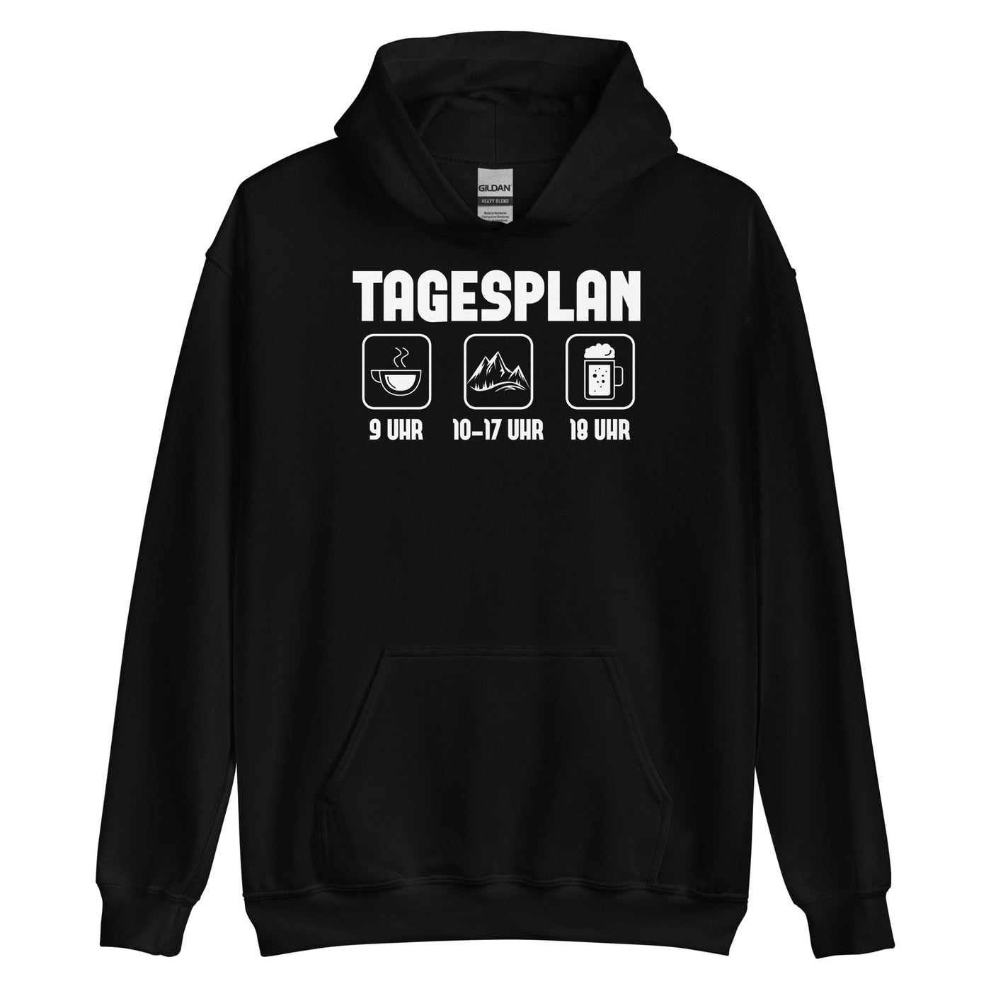 Tagesplan_-_(B) - Unisex Heavy Blend Hoodie | Gildan 18500