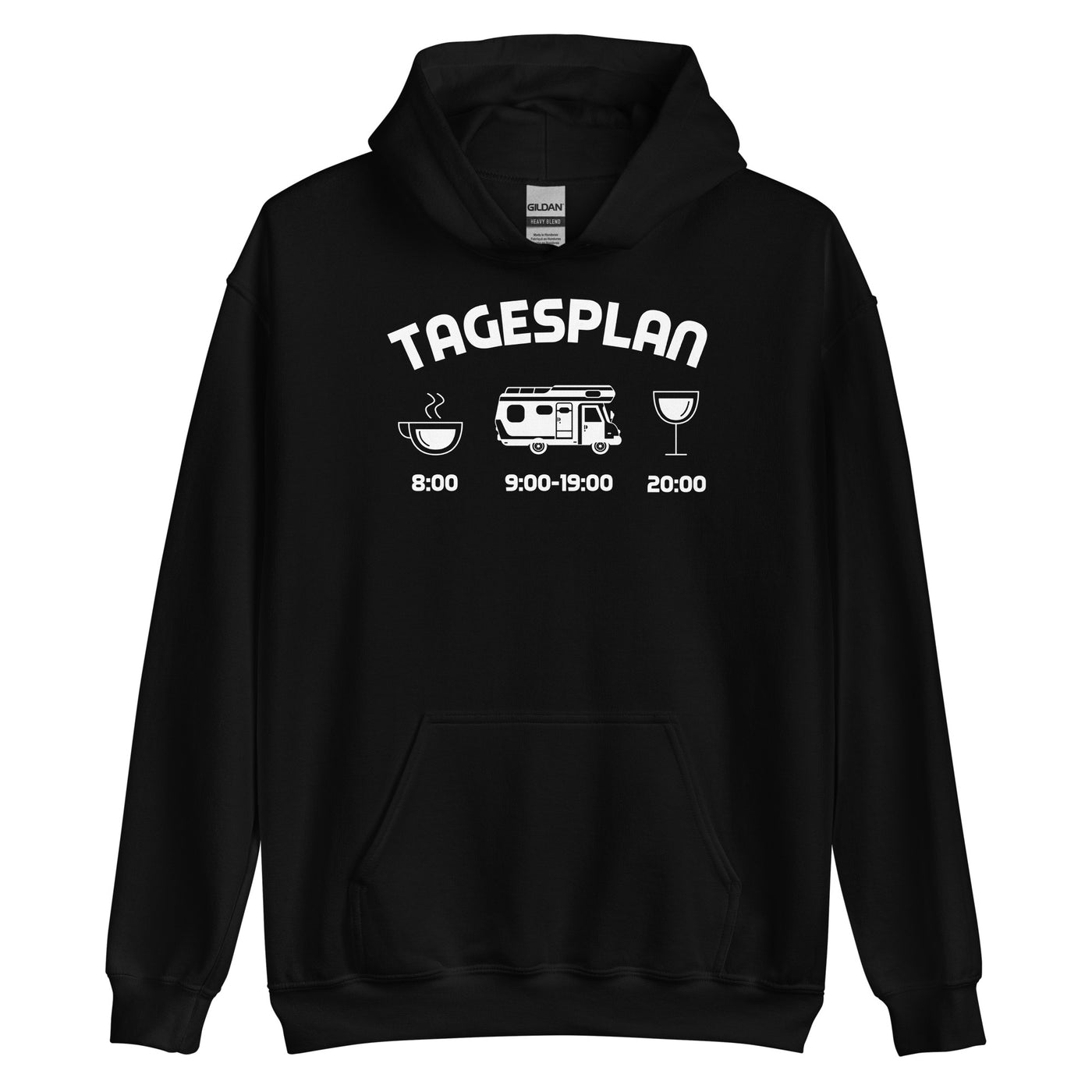 Tagesplan_-_(C)_(2) - Unisex Heavy Blend Hoodie | Gildan 18500