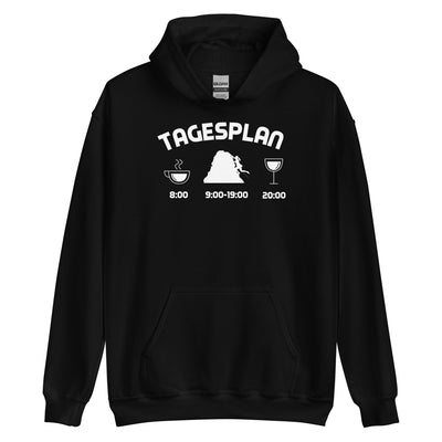 Tagesplan 1 - Unisex Hoodie klettern xxx yyy zzz Black