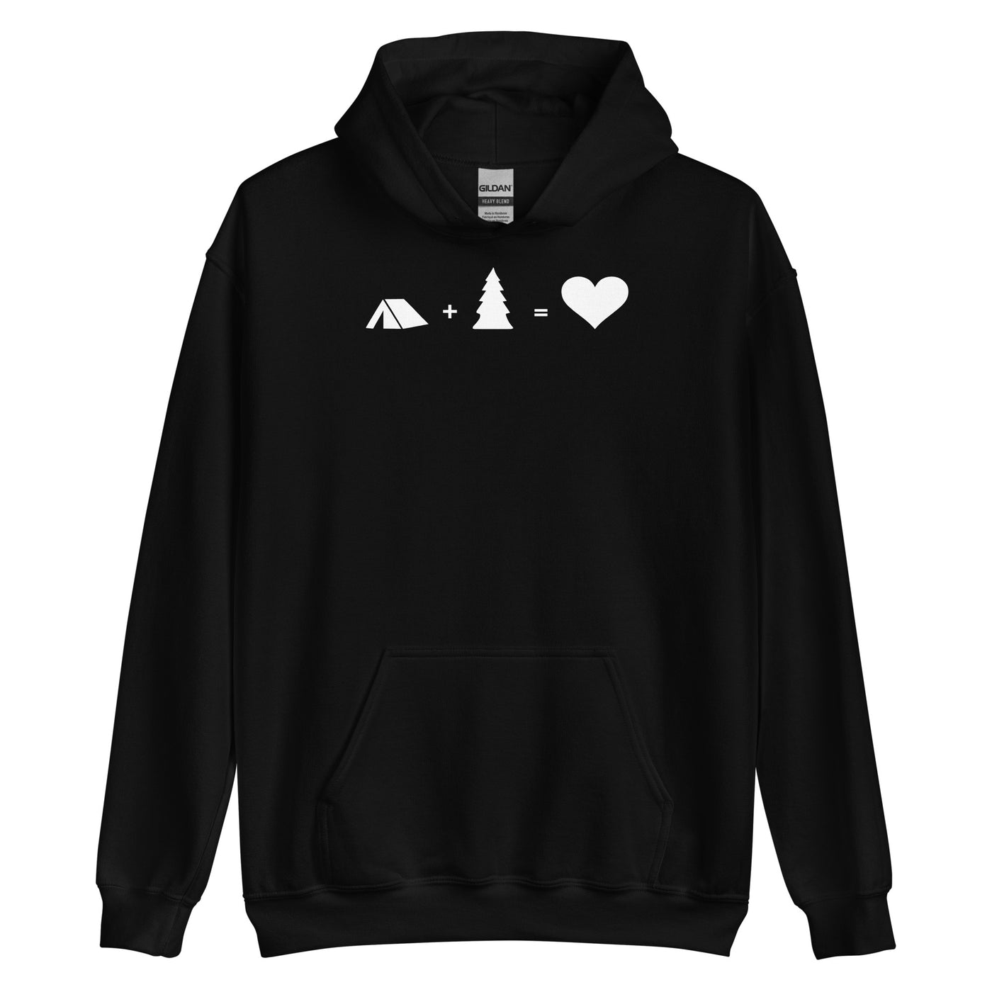 Baum - Herz - Camping - Unisex Hoodie camping xxx yyy zzz Black