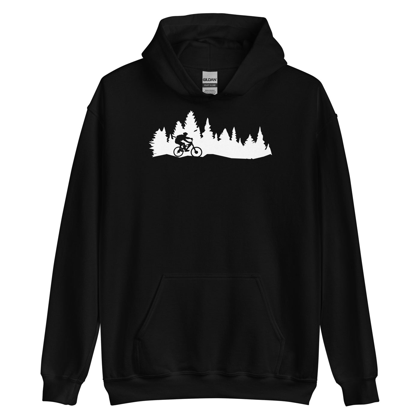 Bäume - Mountainbiking - (M) - Unisex Hoodie xxx yyy zzz Black